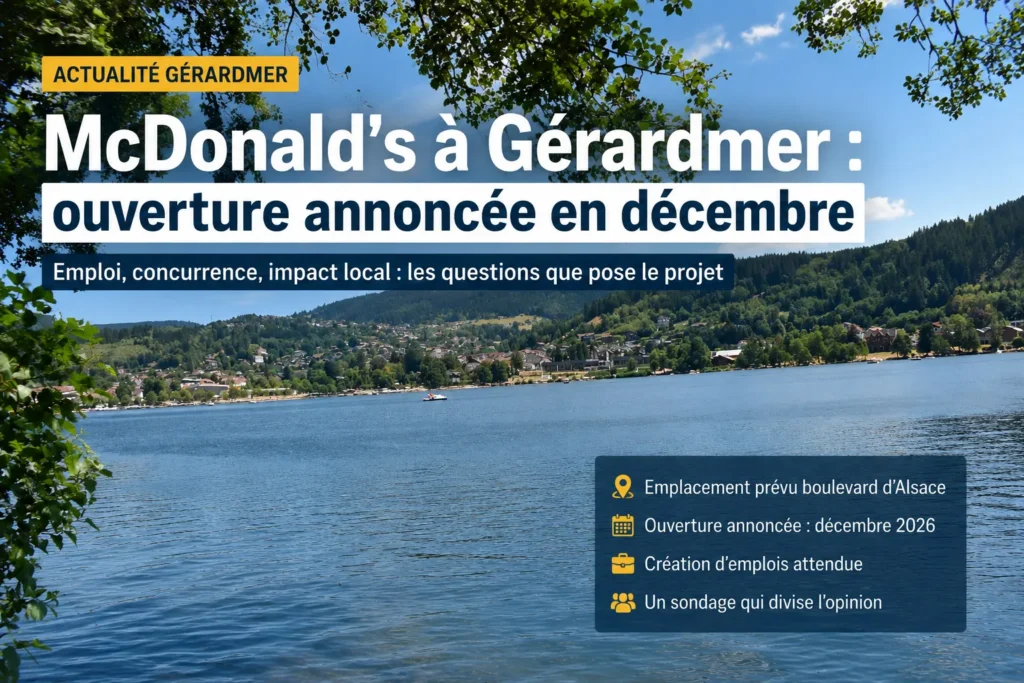 Un McDonald’s face au lycée hôtelier a-t-il sa place à Gérardmer ?